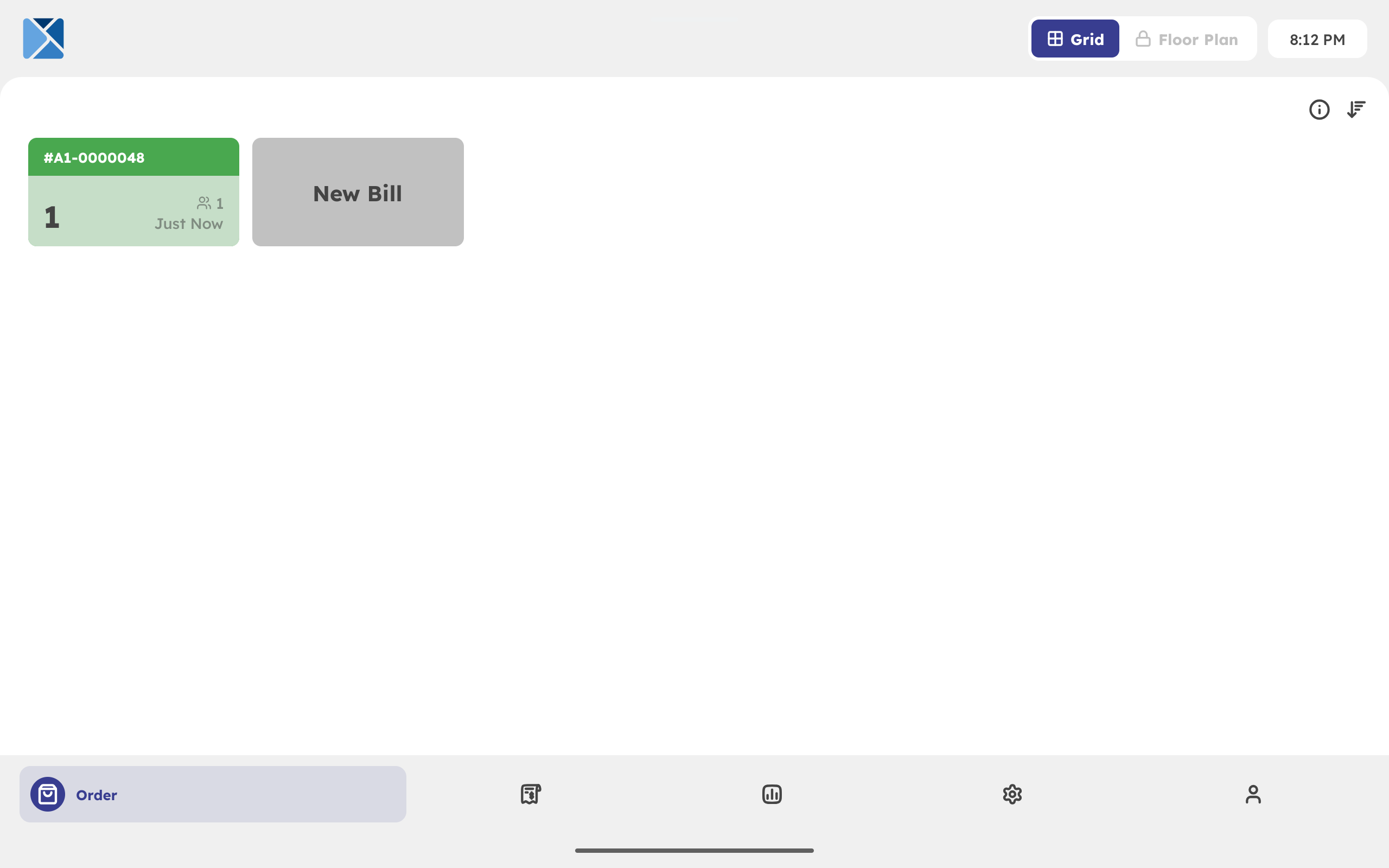 Tentome POS app screenshot
